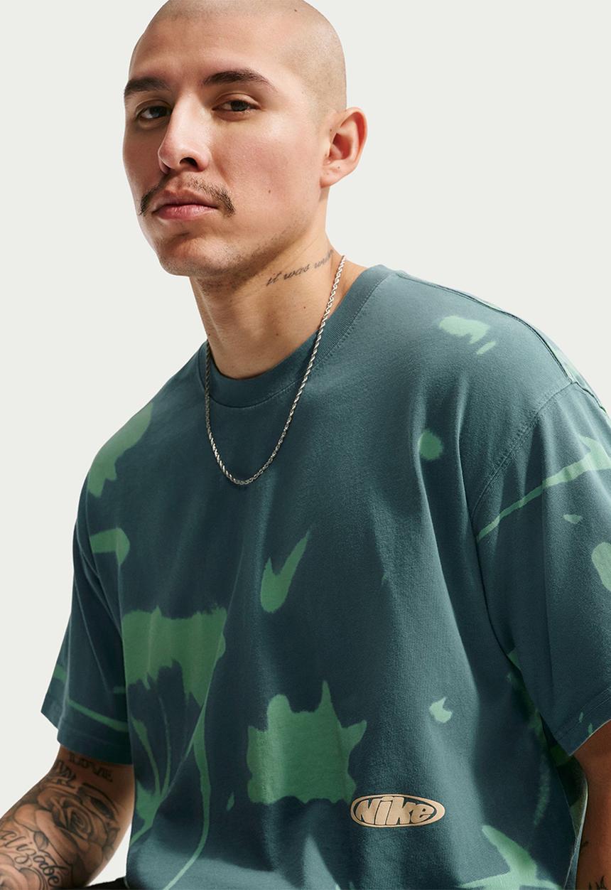 Nike - NSW  Loose Floral Print Tee - Turquoise /Mnrlsl/Steam