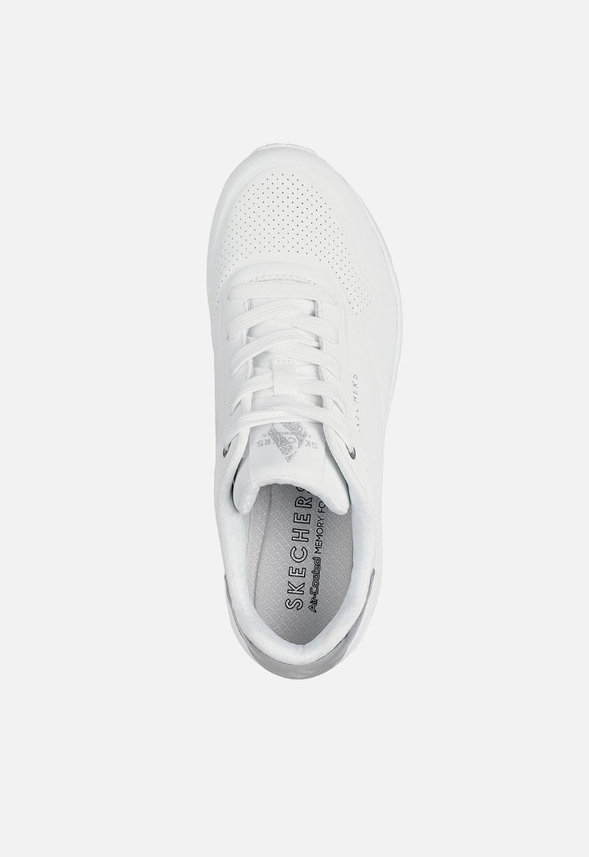 Skechers - UNO WHITE/SILVER