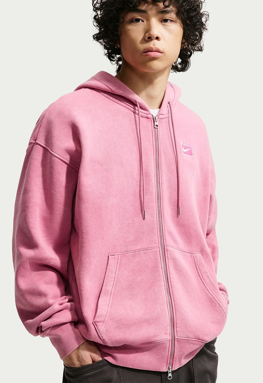 Nike - NSW Graphics Full-Zip Hoodie - Pink