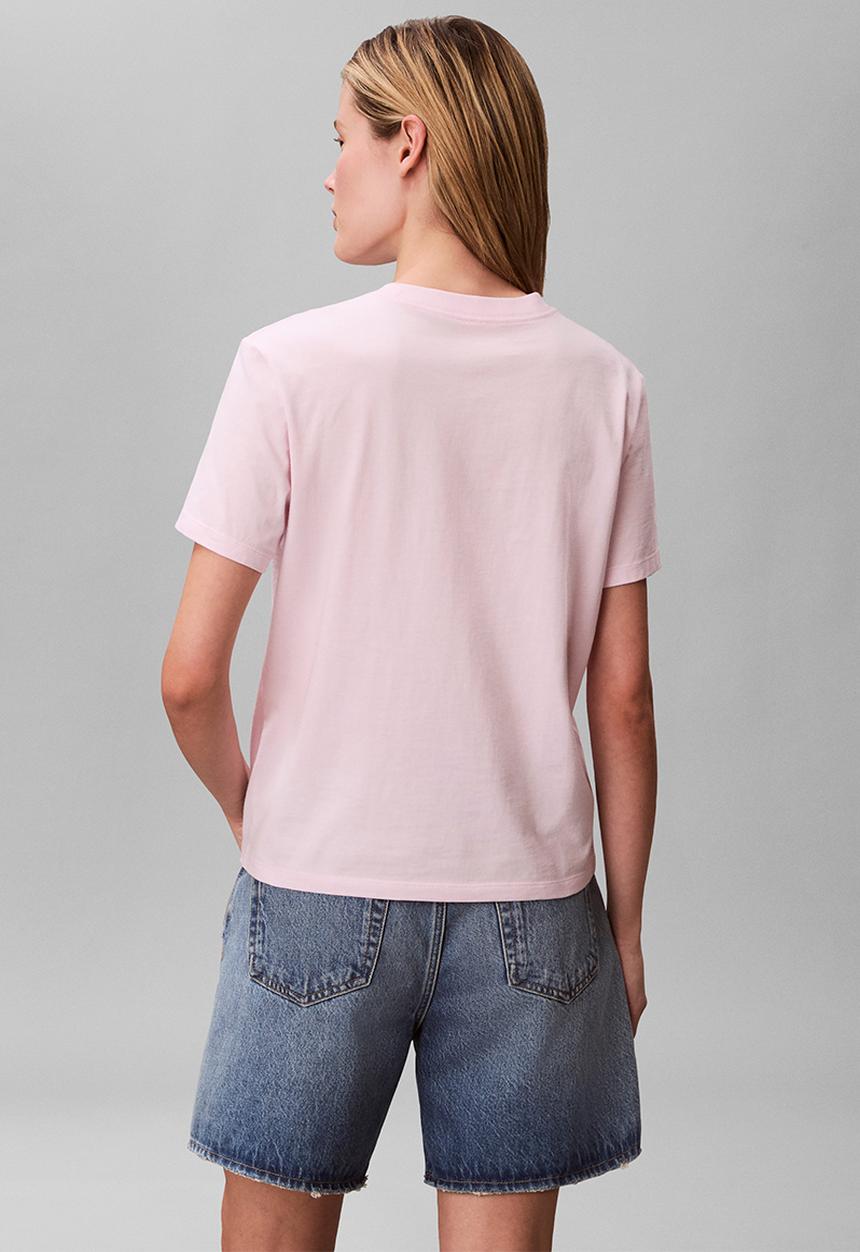 Calvin Klein - Ss multi logo classic tee - cradle pink