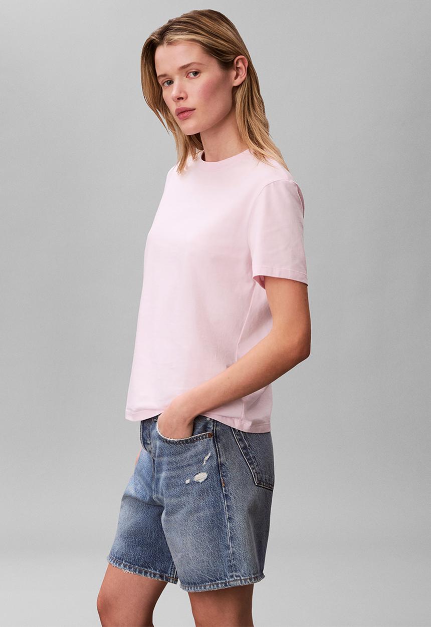 Calvin Klein - Ss multi logo classic tee - cradle pink