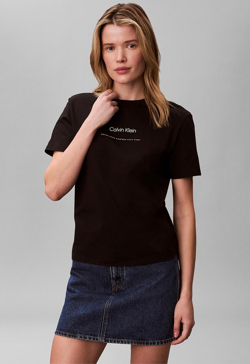 Calvin Klein - Ss multi logo classic tee - black