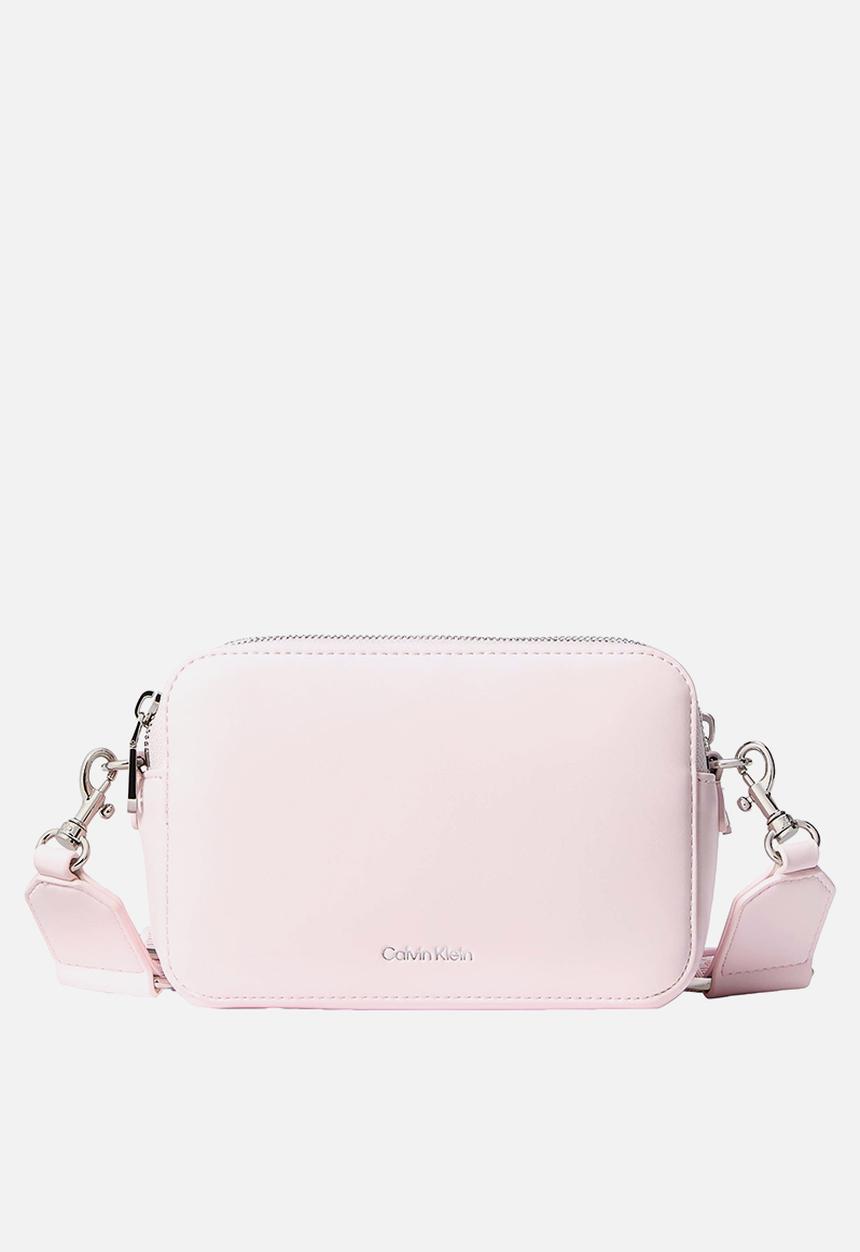 Calvin Klein - Webbing double strap camera bag -cradle pink