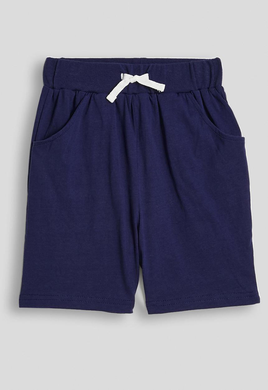 Pop Candy - Aop tee and plain shorts - navy stripes/navy