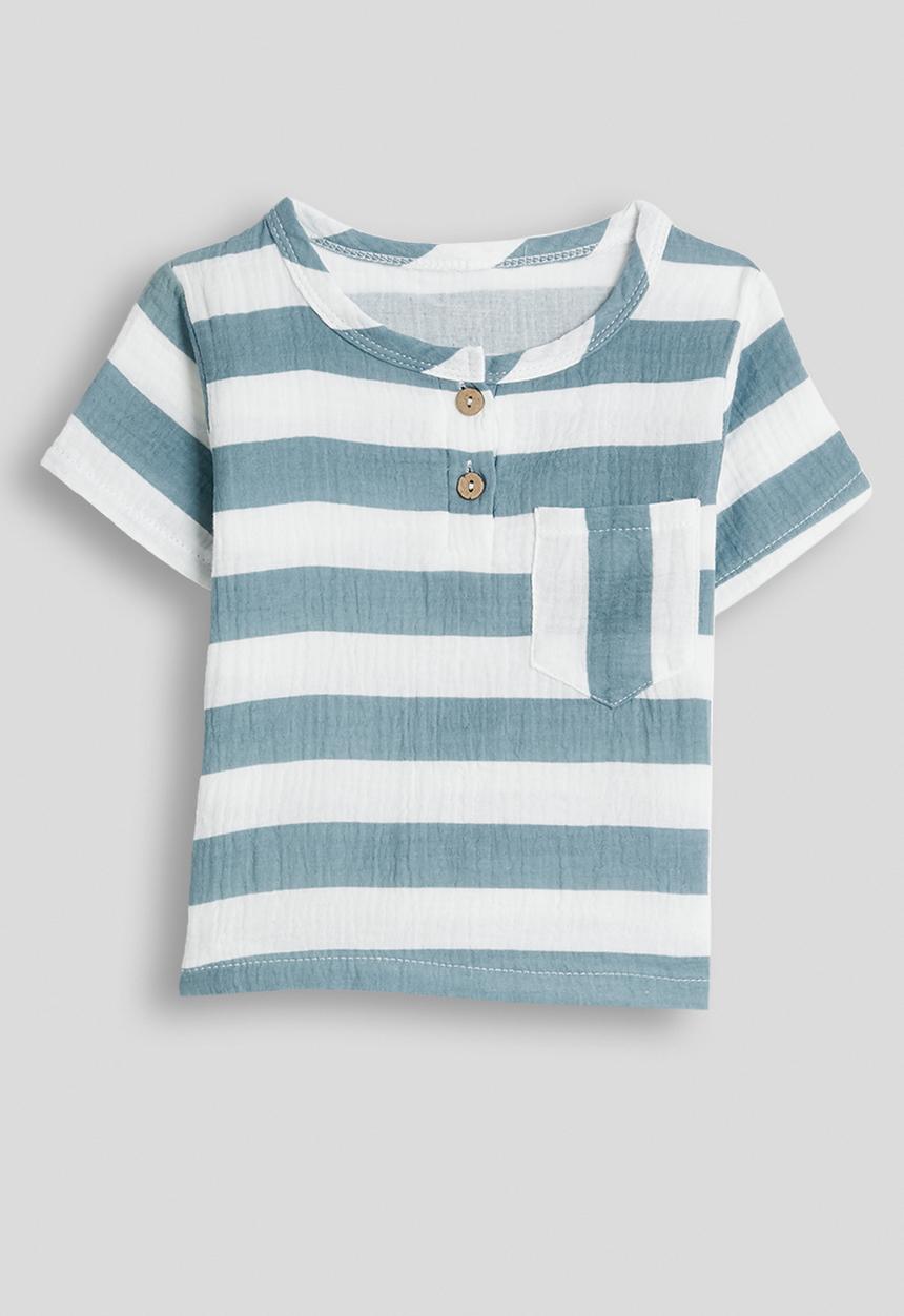 Pop Candy - Candy striped tee & shorts - grey