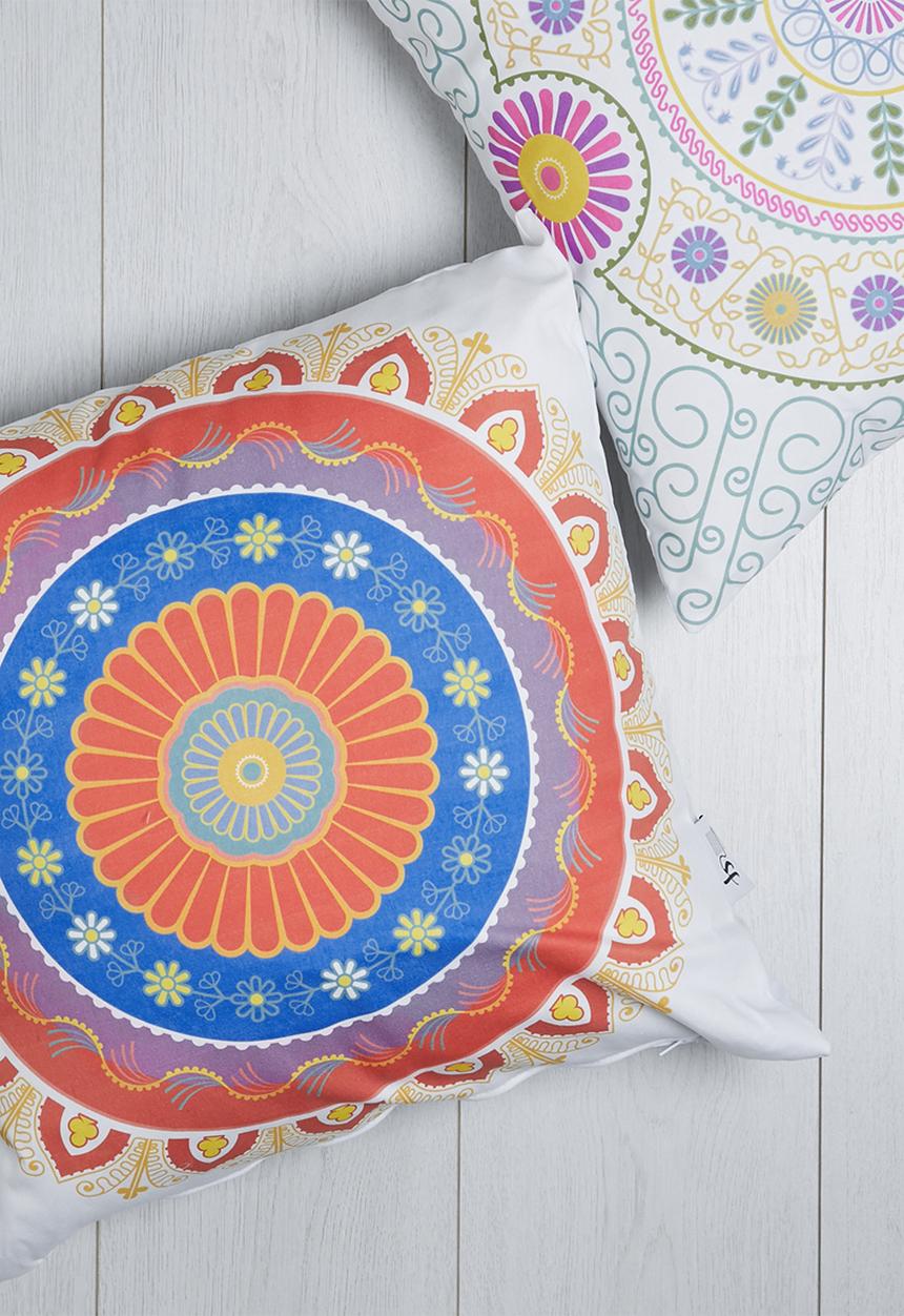 Sixth Floor - Mandala printed cushion 