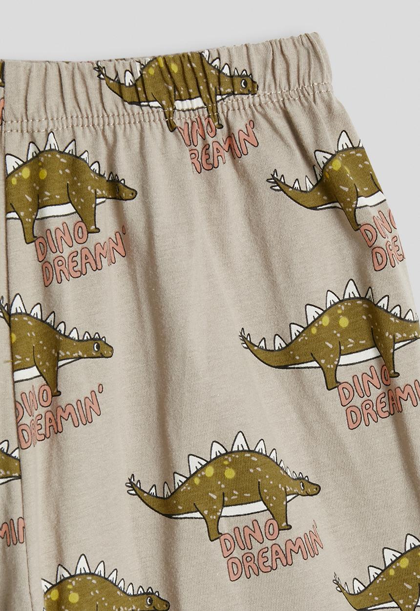 Pop Candy - Dino aop set - dark khaki