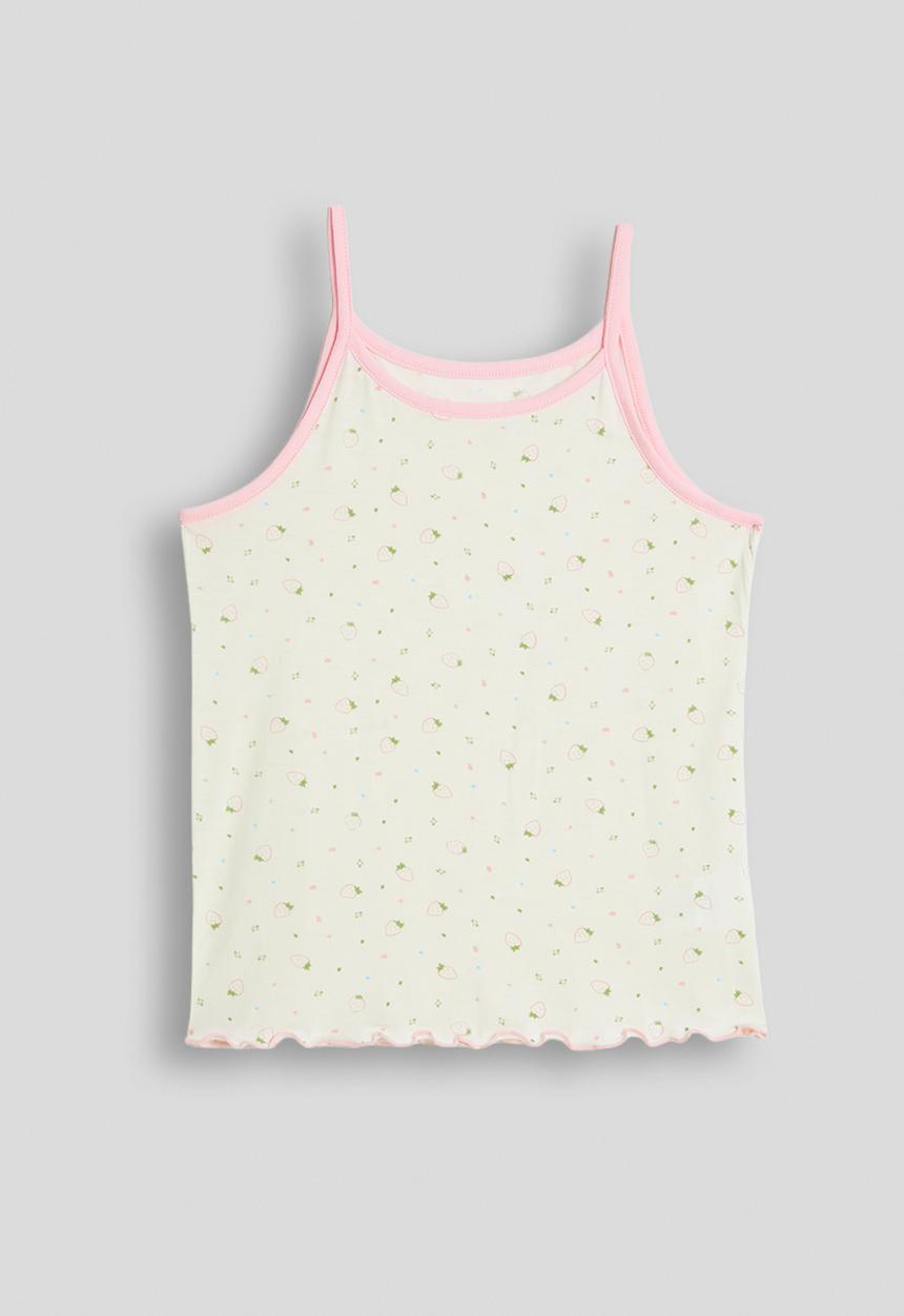 Pop Candy - Aop cami and shorts pj set - white/pink