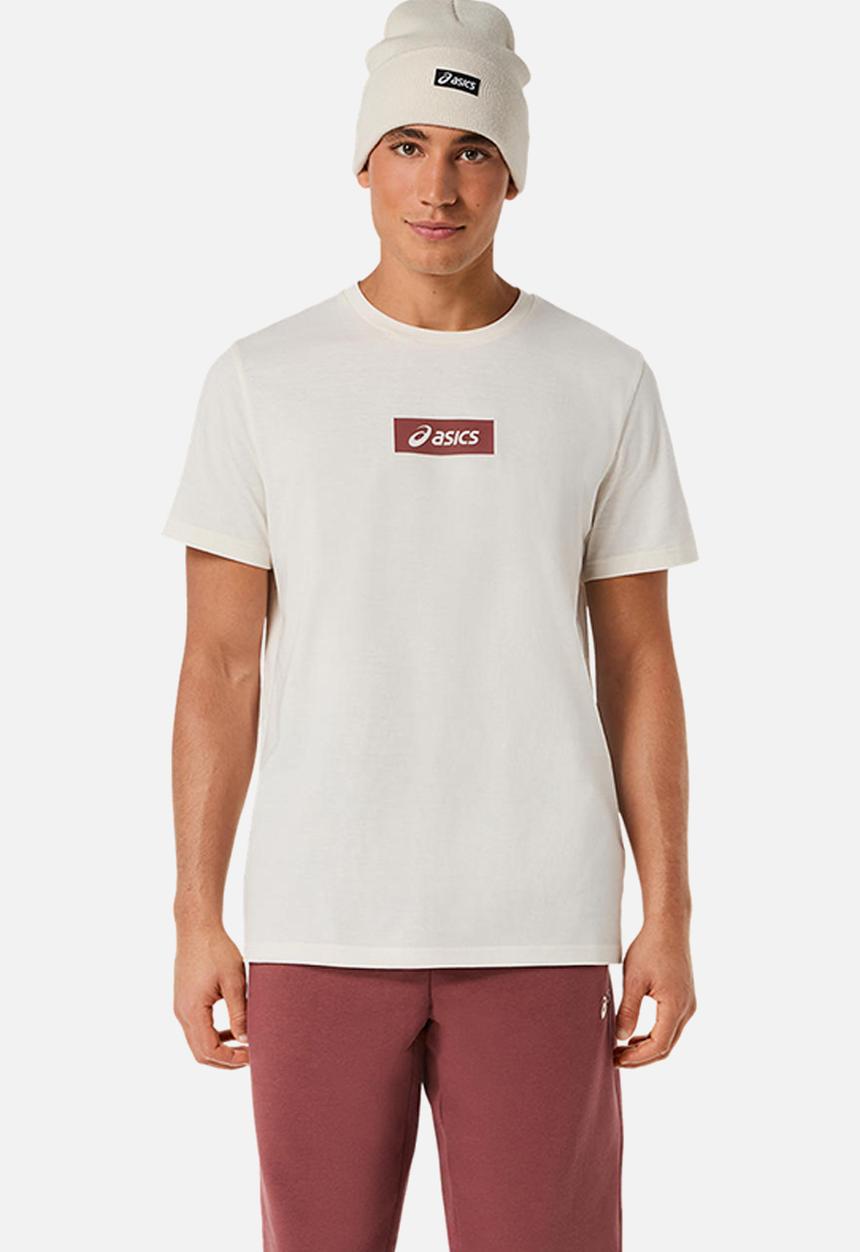 ASICS - Asics Chest Logo Tee- Cream