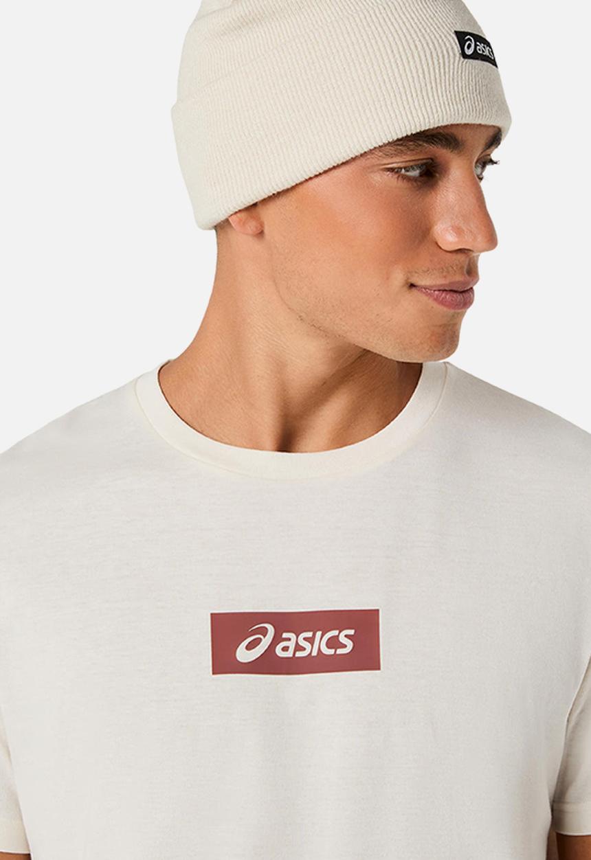 ASICS - Asics Chest Logo Tee- Cream