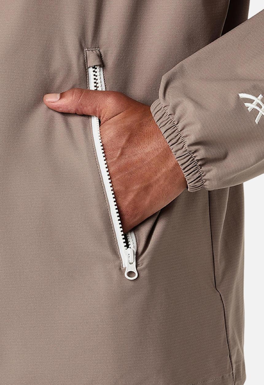 ASICS - Heritage Double Weave Relaxed Anorak- Taupe Grey