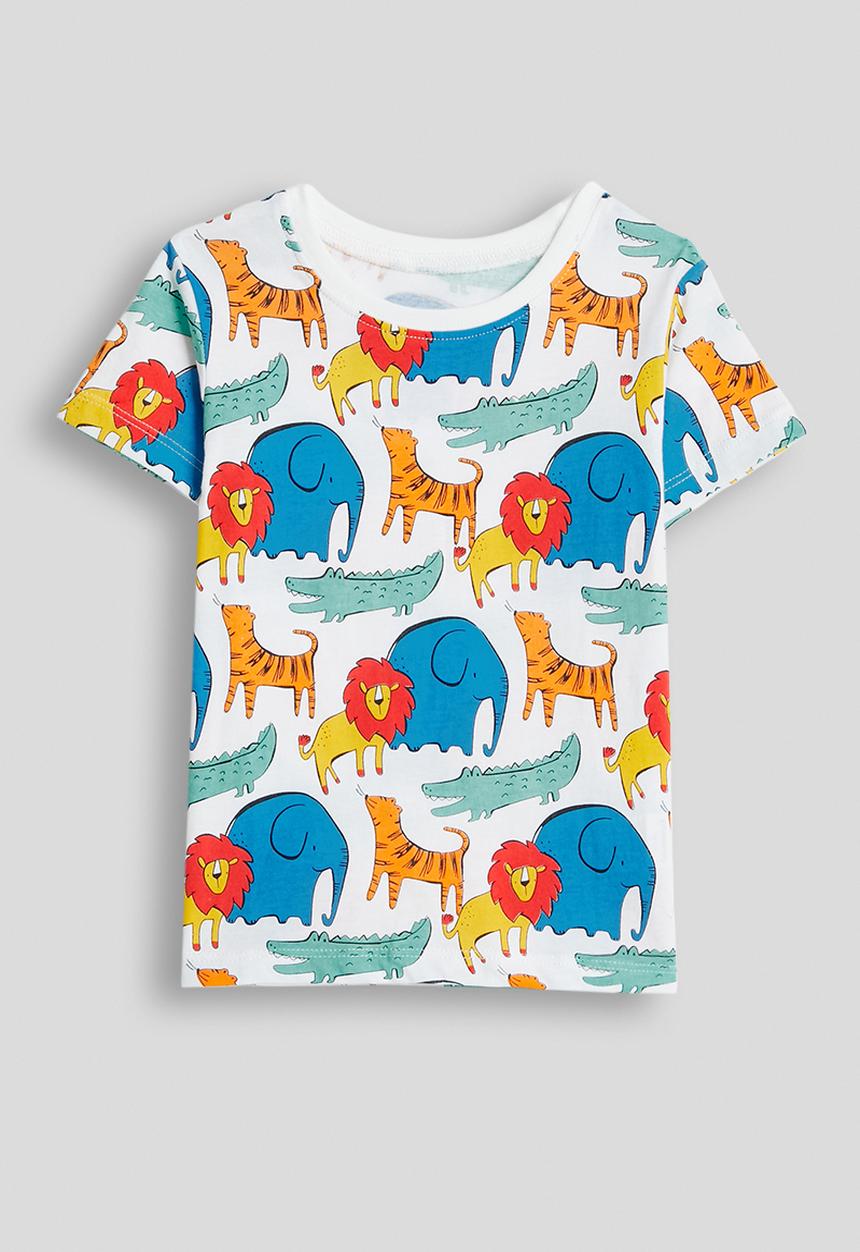 Pop Candy - Aop tee and shorts - white