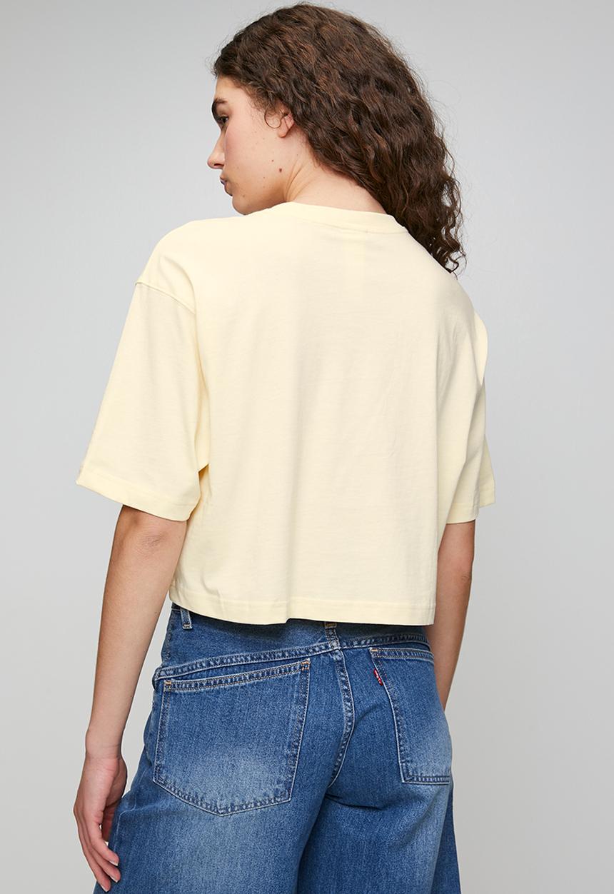 adidas Originals - Ess Crop Tee W S26 - Warm Vanilla