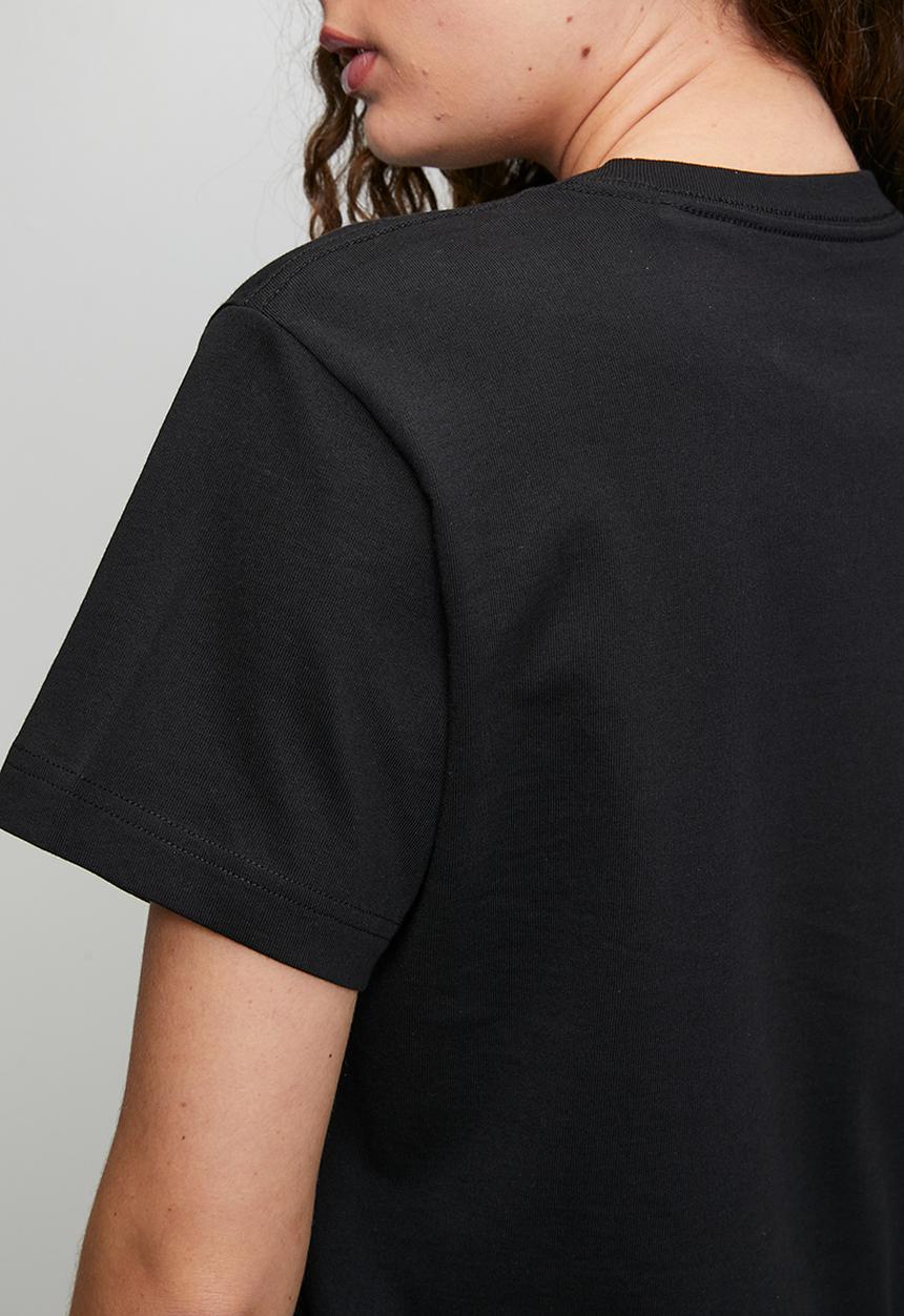 adidas Originals - Trefoil Boxy T W - Black/White