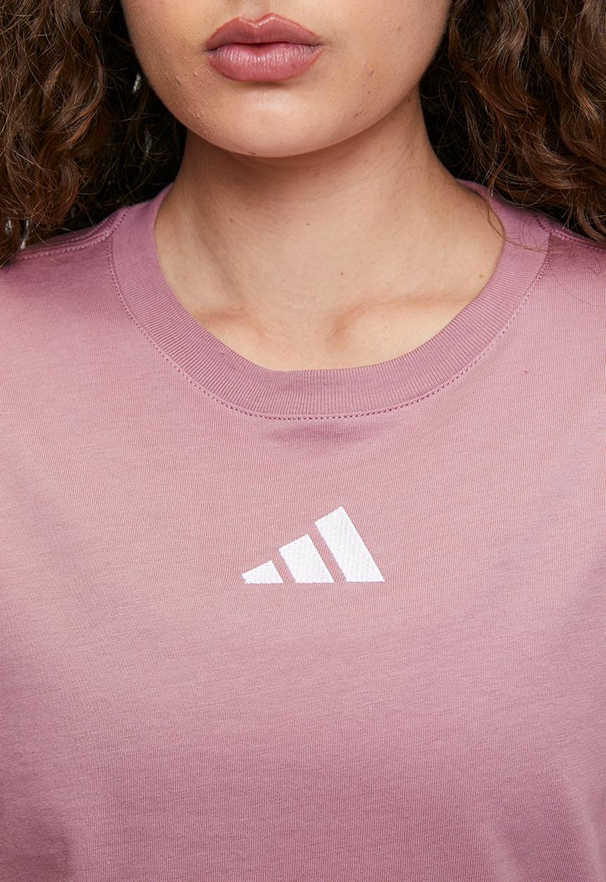 adidas Performance - W Sl Sj T S26 - Magic Mauve / White