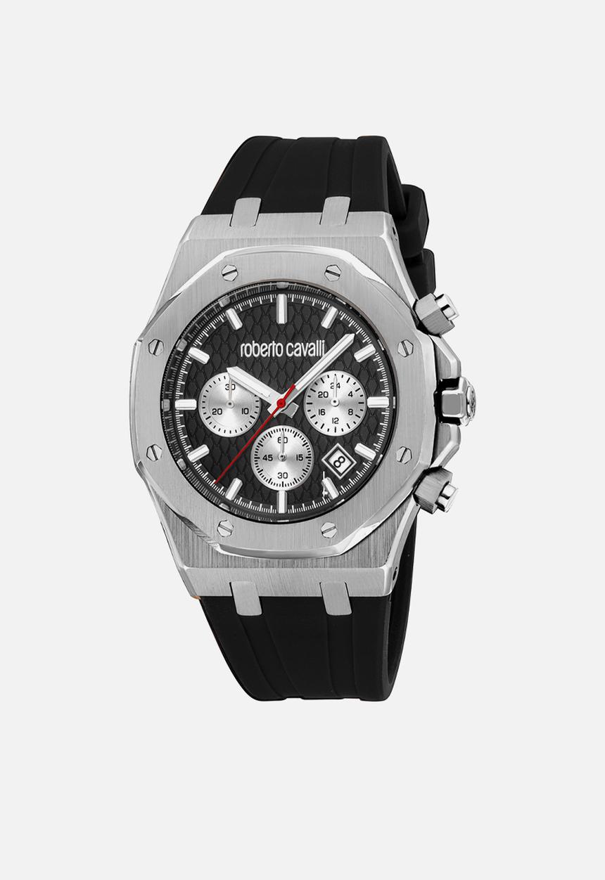 Roberto Cavalli - Roberto Cavalli RC5G161P0015 Chronograph 42mm Watch - Black