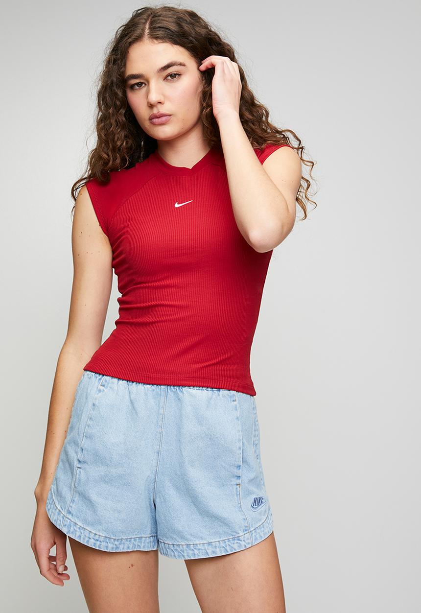 Nike - W Nk Wr Denim Short - Lt Armory Blue/Work Blue