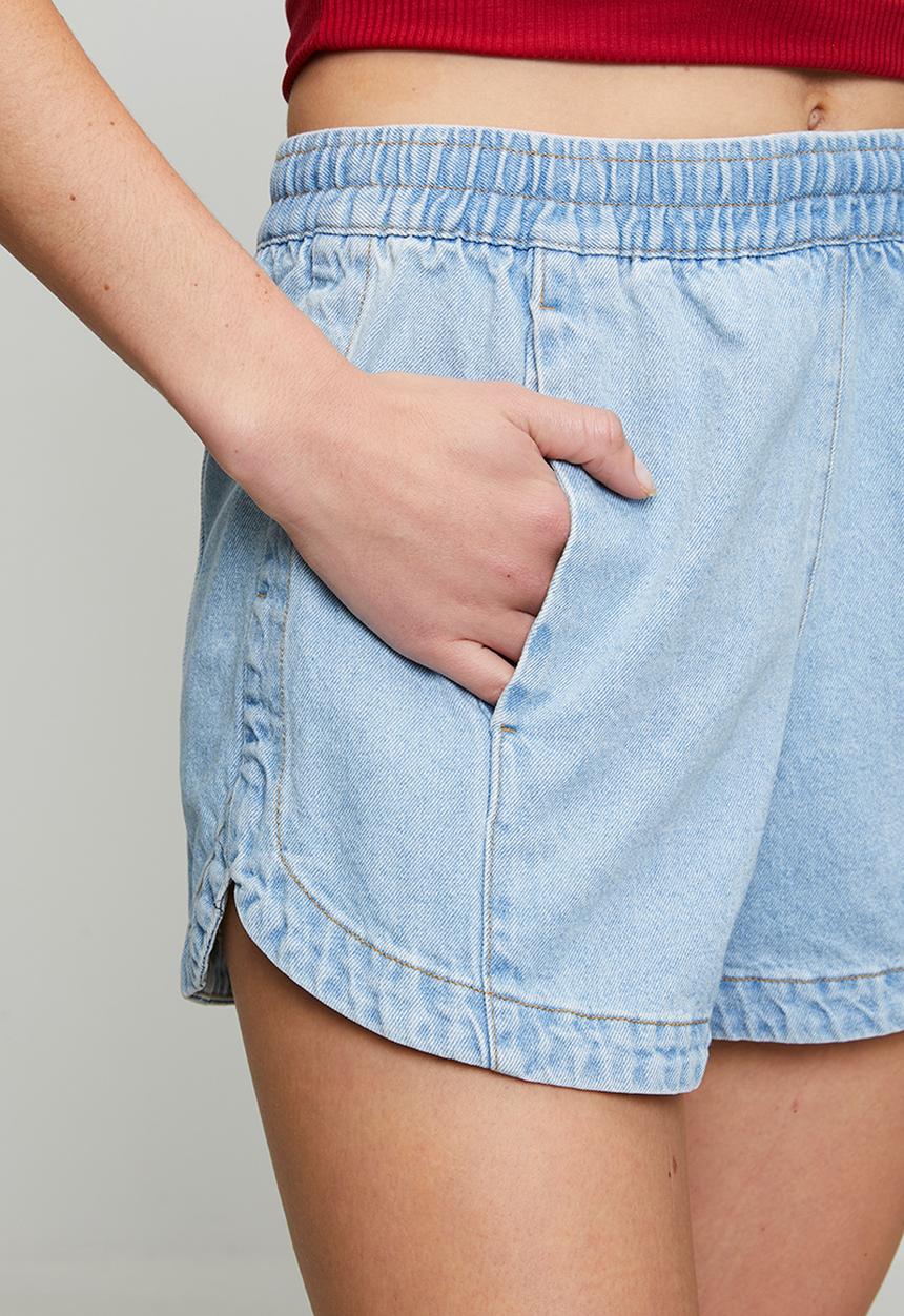 Nike - W Nk Wr Denim Short - Lt Armory Blue/Work Blue
