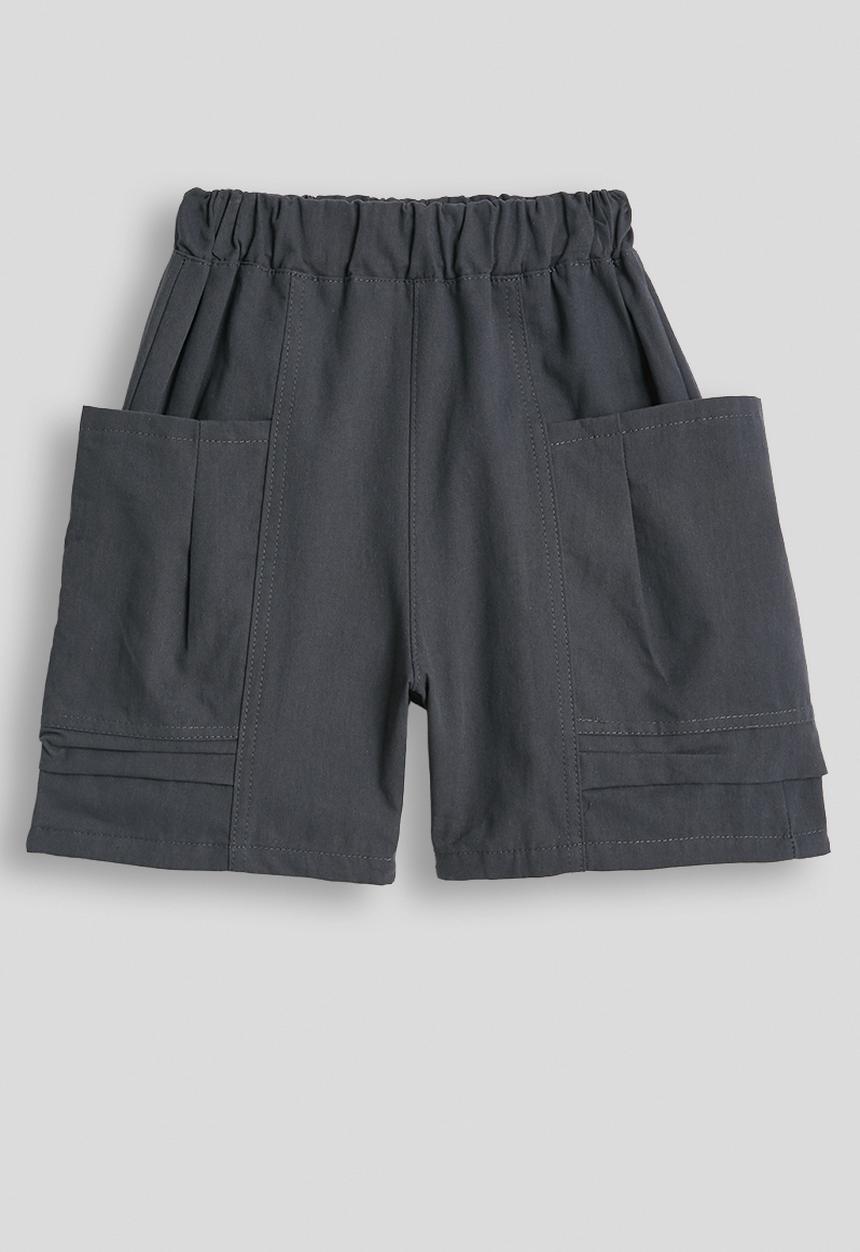 Pop Candy - Big pocket shorts - charcoal