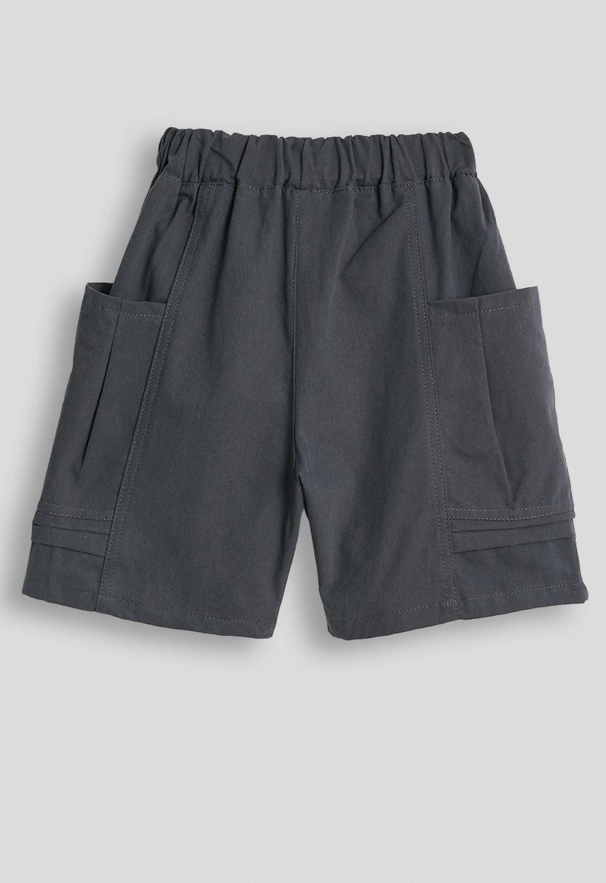 Pop Candy - Big pocket shorts - charcoal