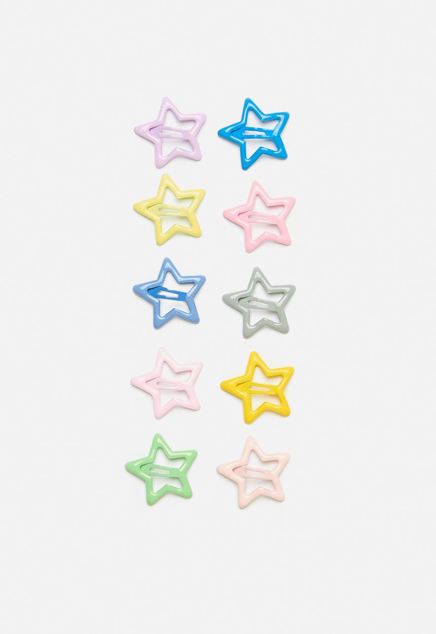 Pop Candy - Star hair barrettes - multi