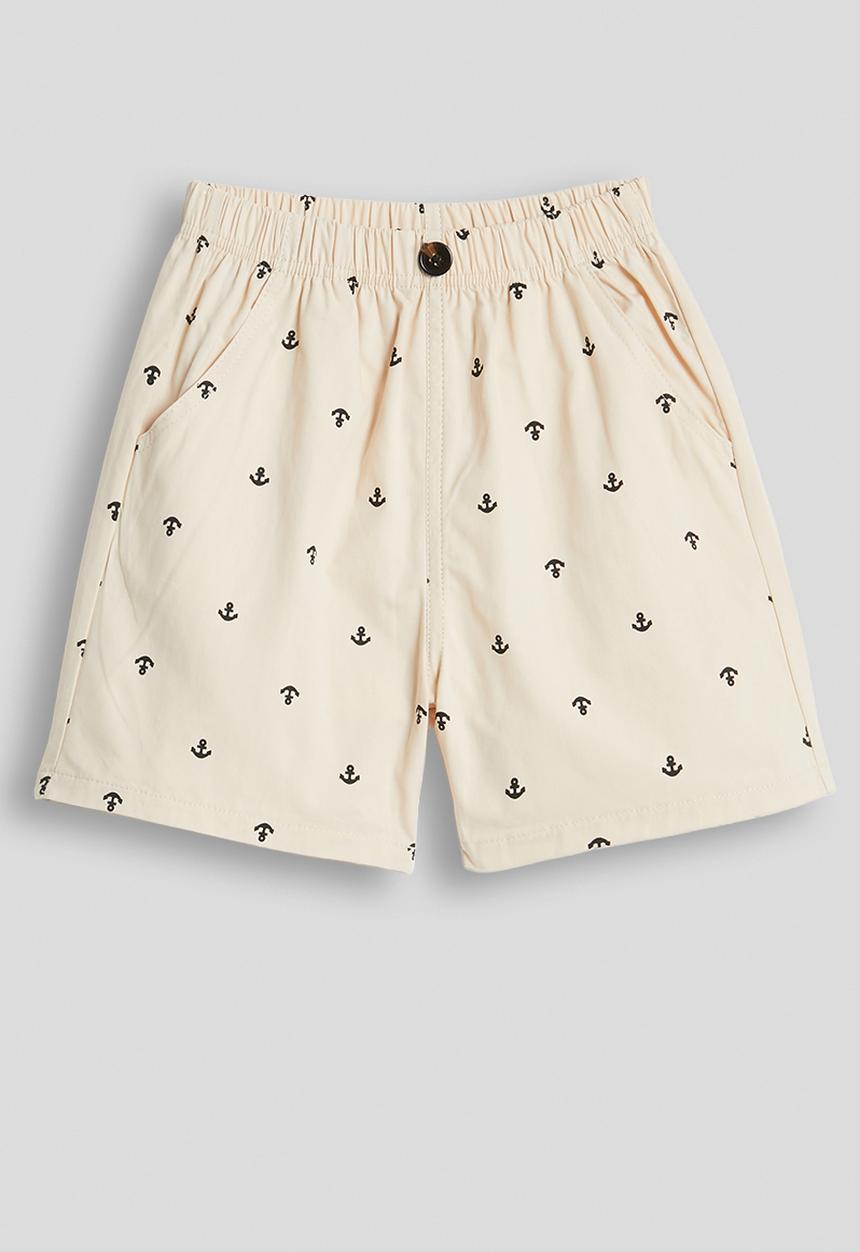 Pop Candy - Anchor aop shorts - khaki