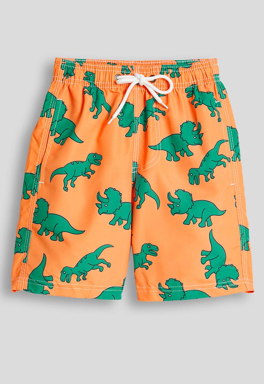 Pop Candy - Dino aop boardshorts - dark orange