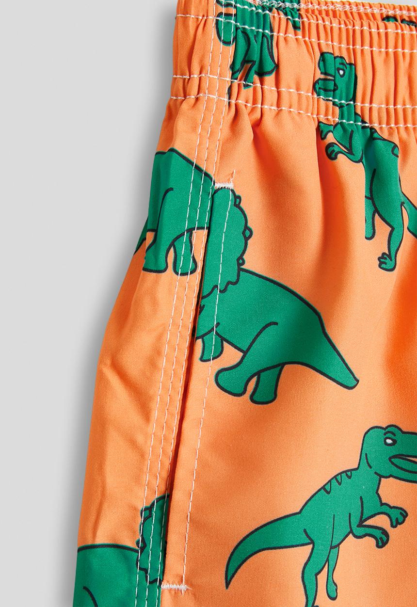 Pop Candy - Dino aop boardshorts - dark orange
