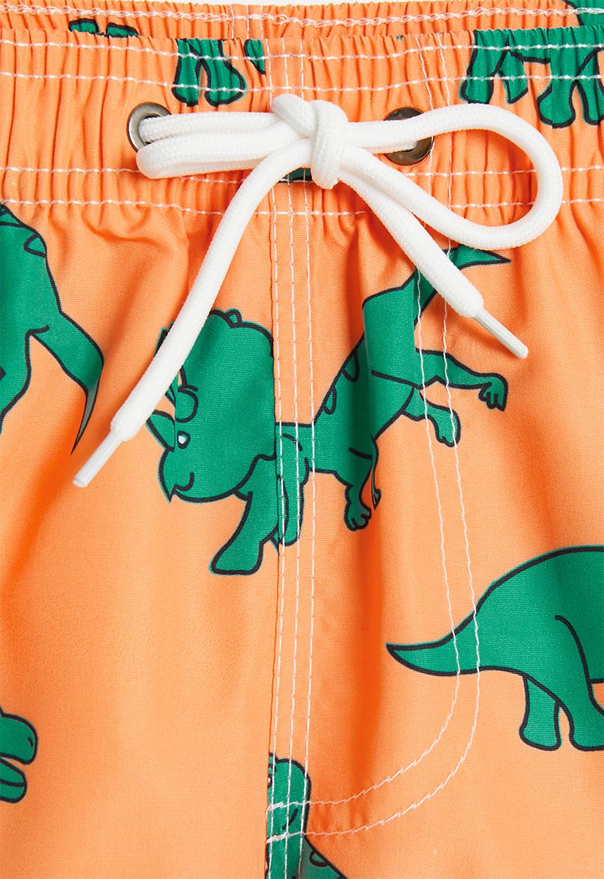 Pop Candy - Dino aop boardshorts - dark orange