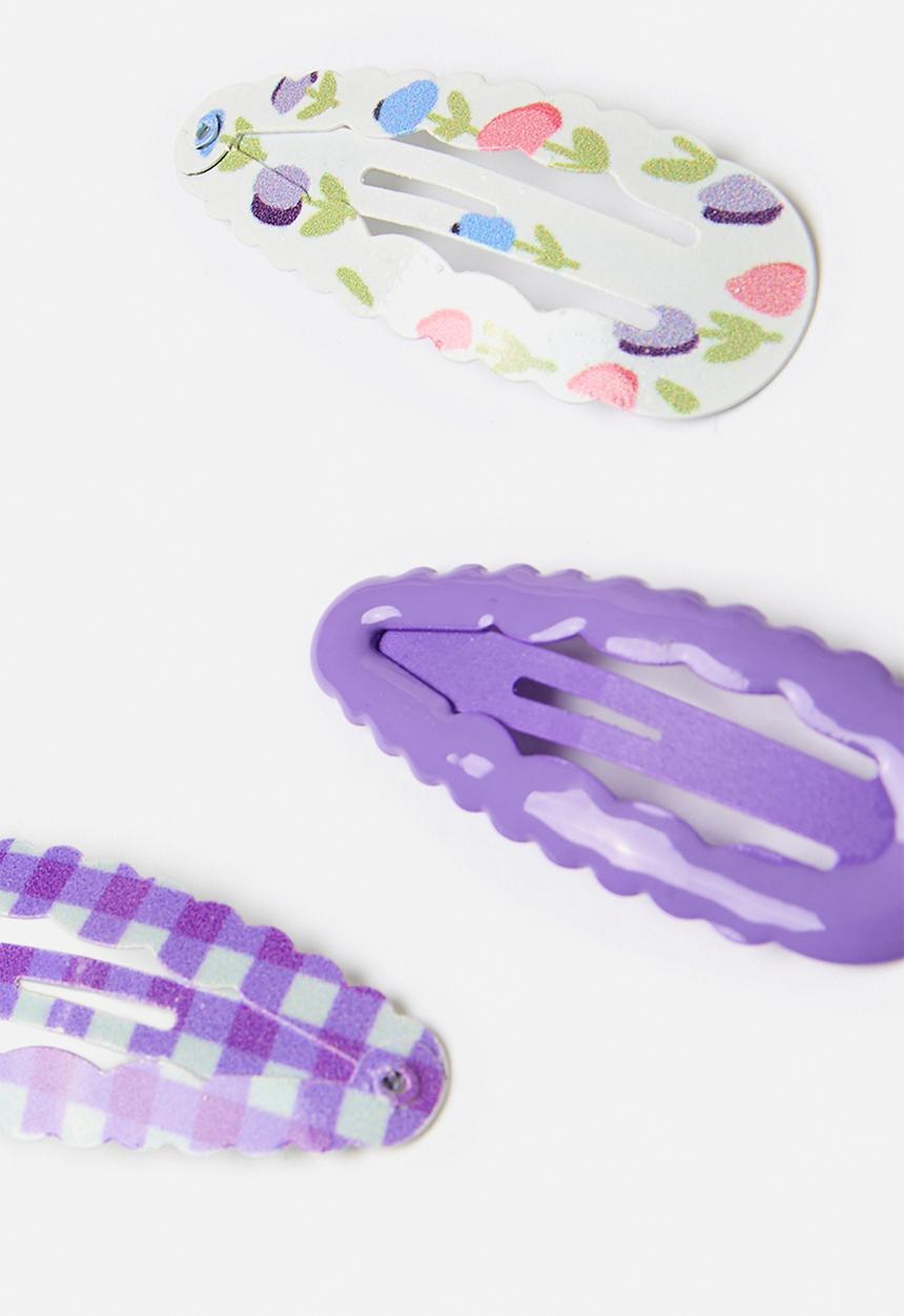 Pop Candy - 3 Piece hair clips - multi