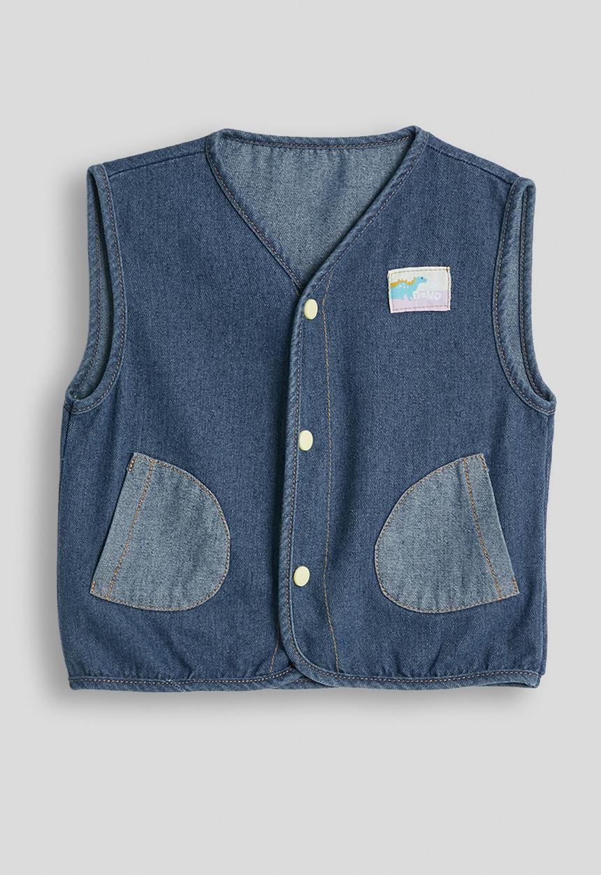 Pop Candy - Deim vest - light navy