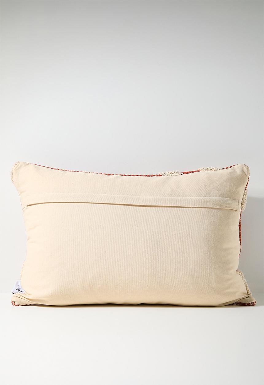 Sixth Floor - Contour Woven Tufted Cushion Cover - Rust