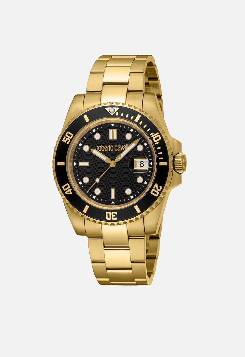 Roberto Cavalli - Roberto Cavalli RC5G168M0045 40.7mm Watch - Gold