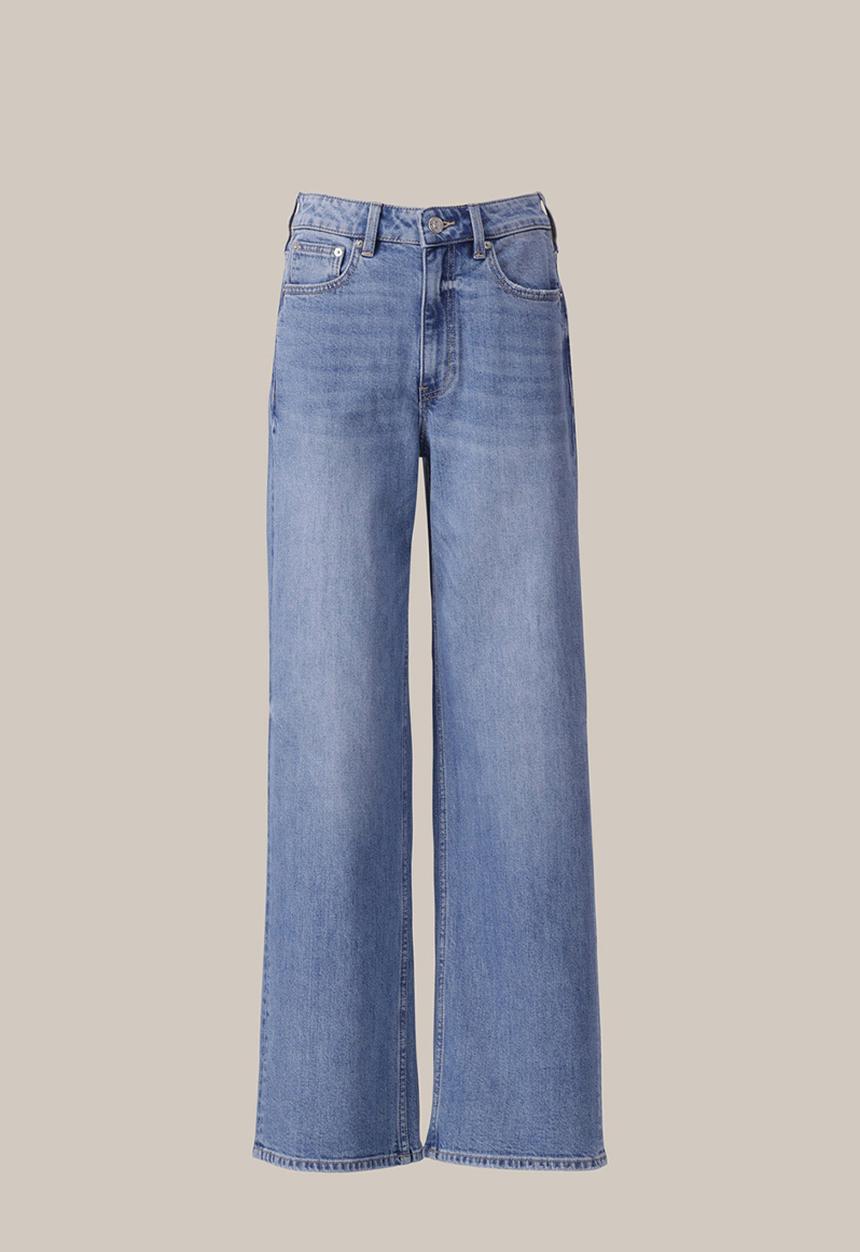 Forever New - Dale high-rise jeans in mid blue