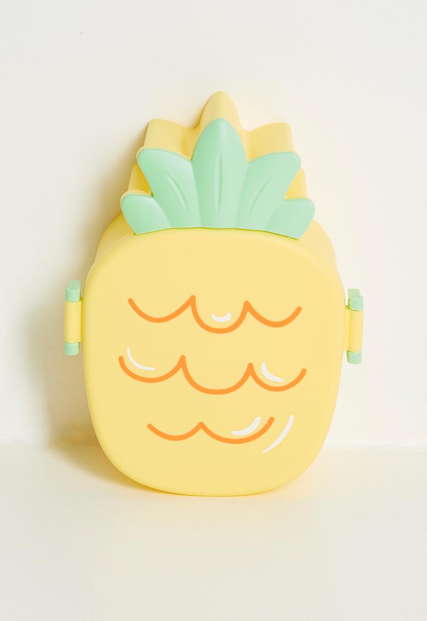 Pop Candy - Pineapple bento lunch box - yellow