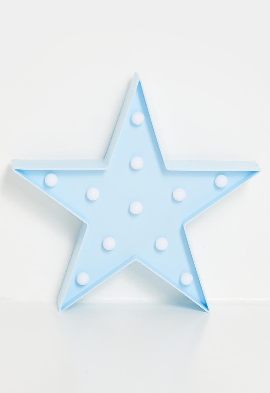 Pop Candy - Star-shaped night light - blue