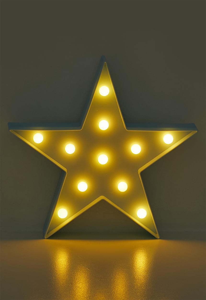 Pop Candy - Star-shaped night light - blue