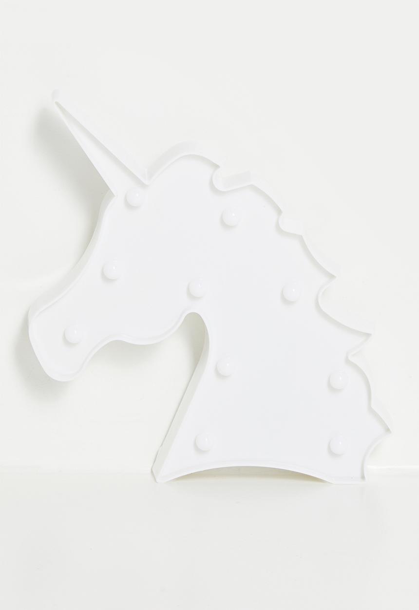 Pop Candy - Unicorn-shaped night light - white