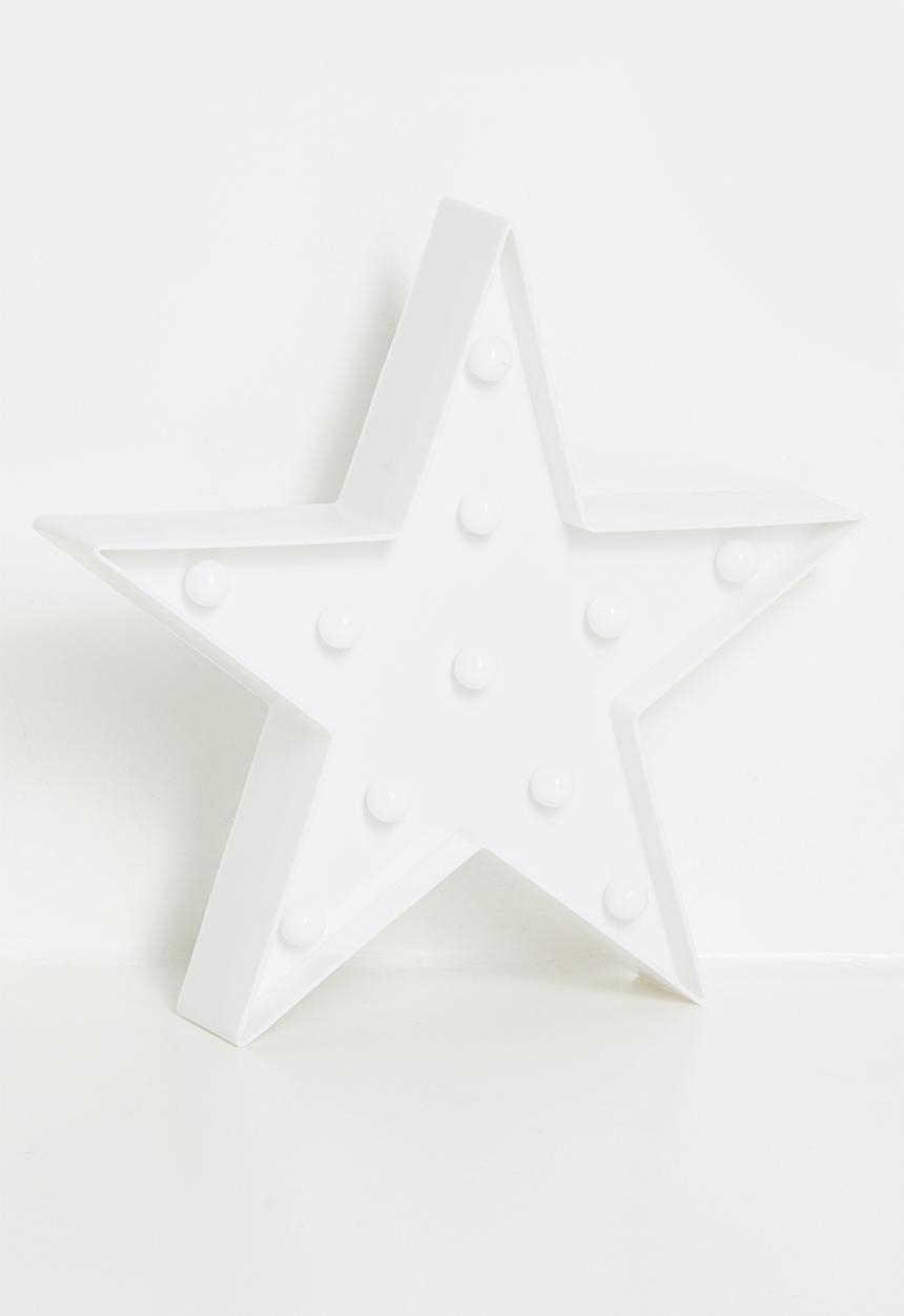 Pop Candy - Star-shaped night light - white