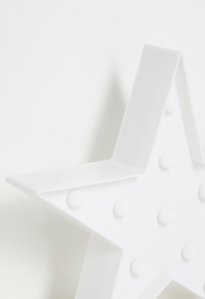 Pop Candy - Star-shaped night light - white