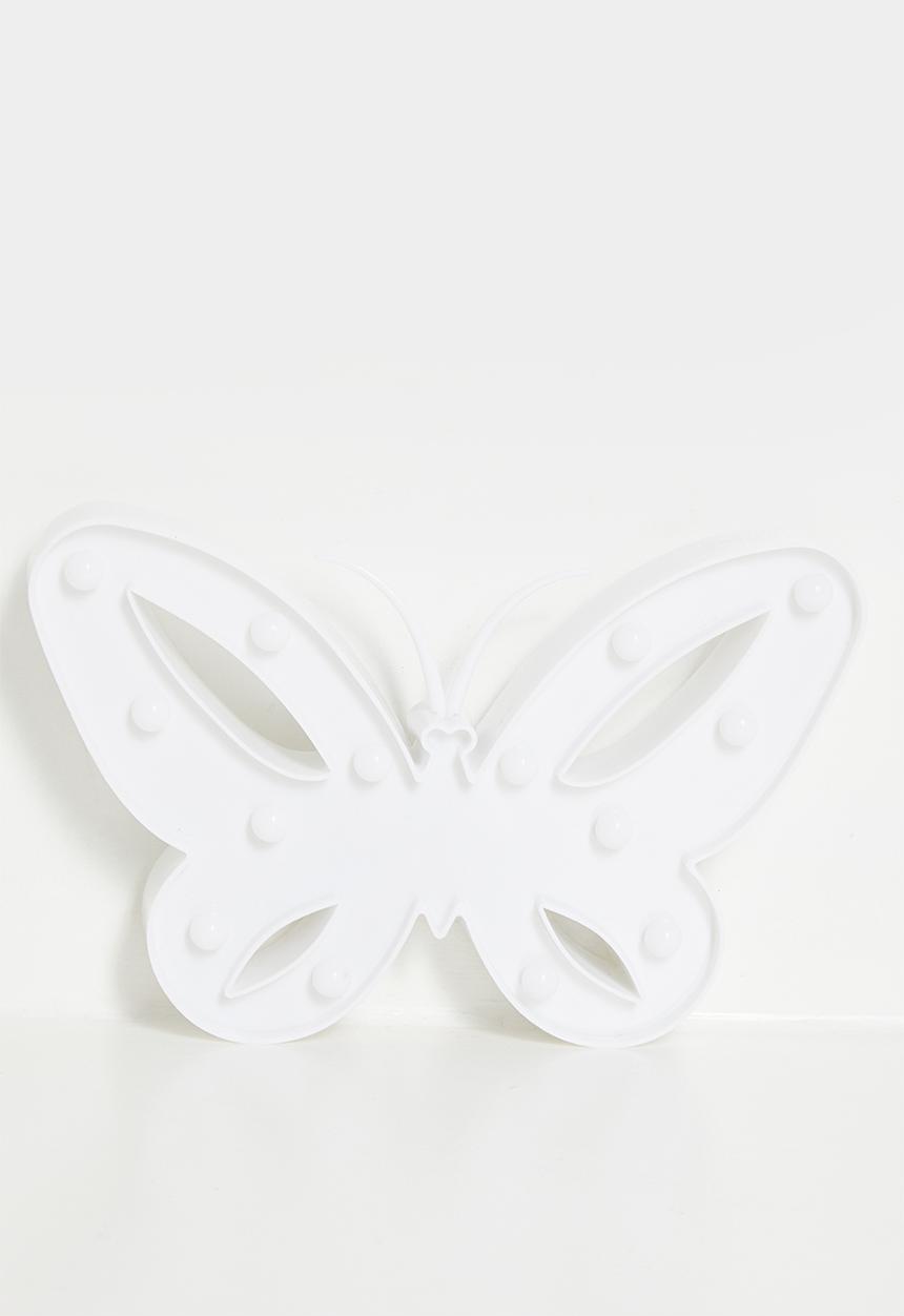 Pop Candy - Butterfly-shaped night light - white