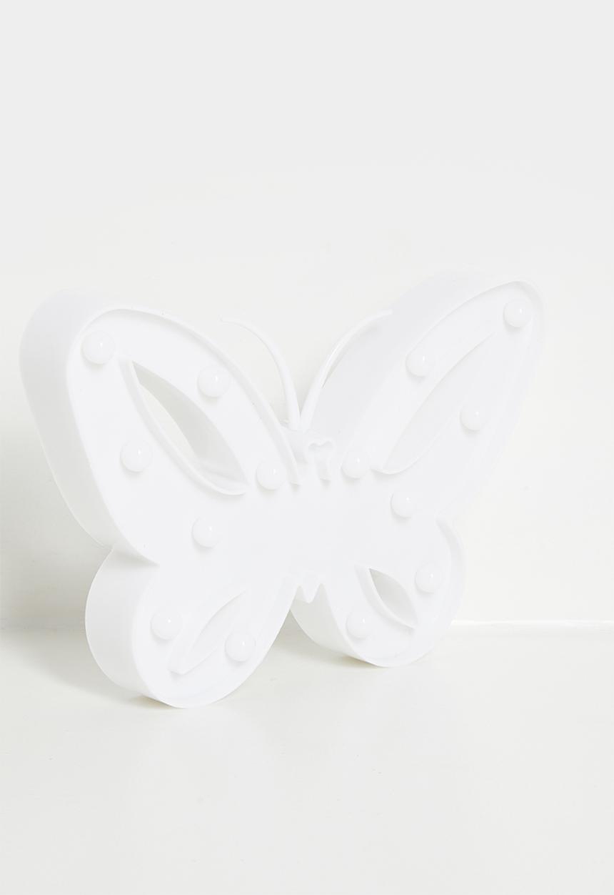 Pop Candy - Butterfly-shaped night light - white