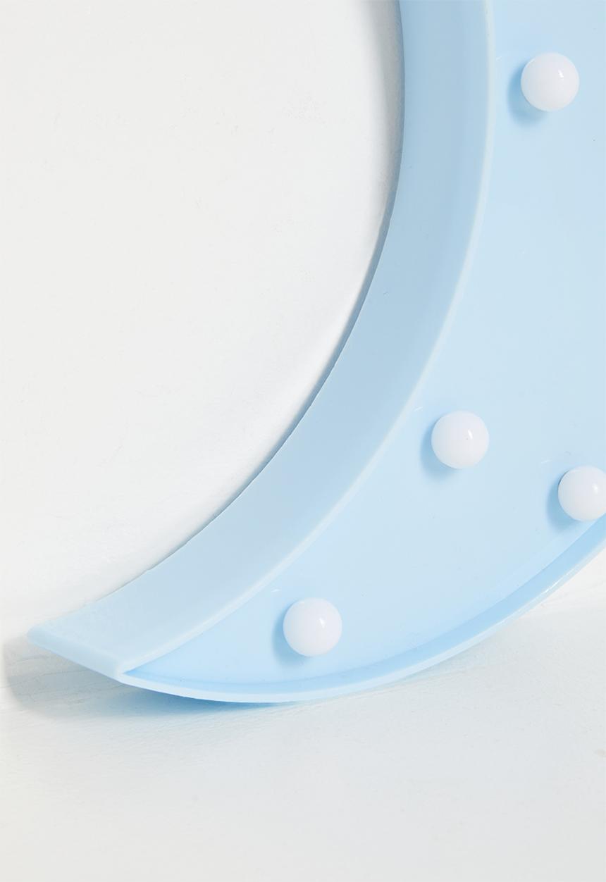 Pop Candy - Moon-shaped night light - sky blue