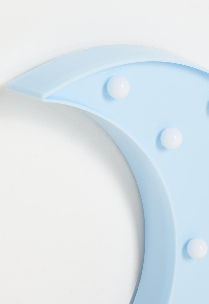 Pop Candy - Moon-shaped night light - sky blue