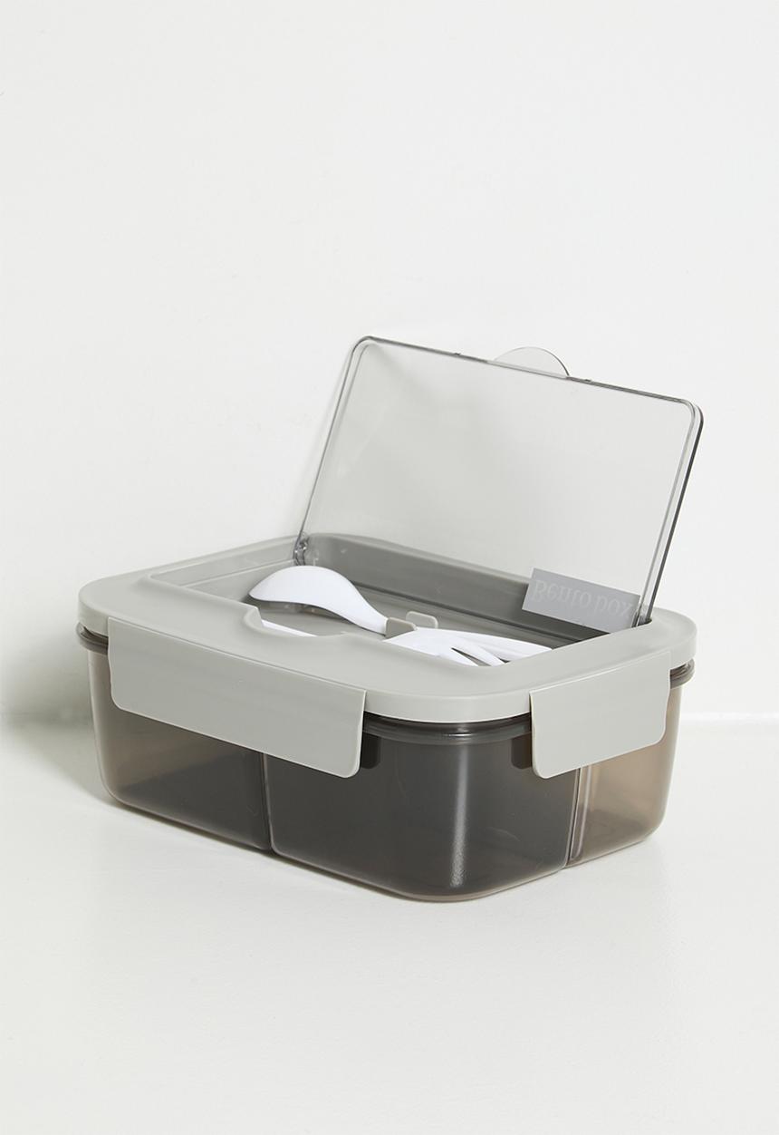 Pop Candy - Compartmentalized lunch box - grey