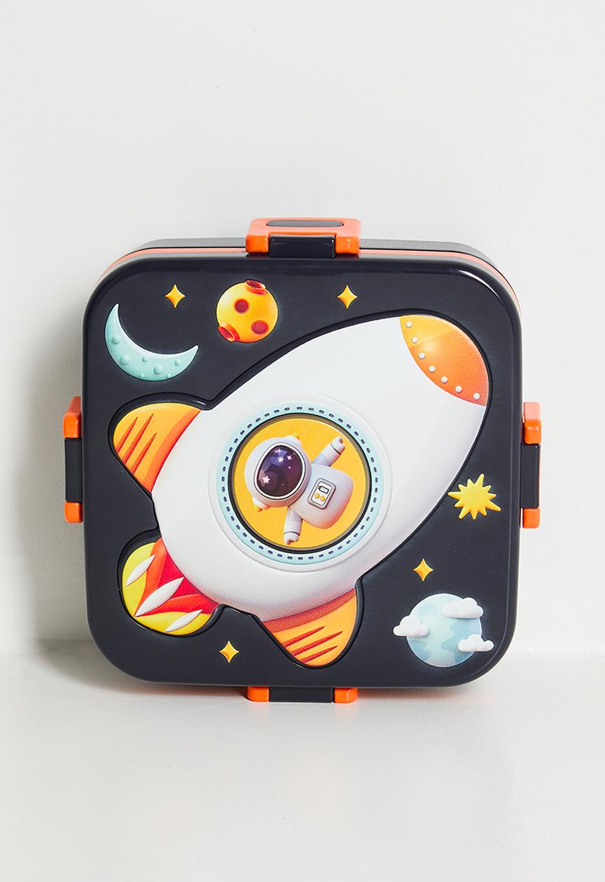 Pop Candy - Spaceship graphic lunch box - navy
