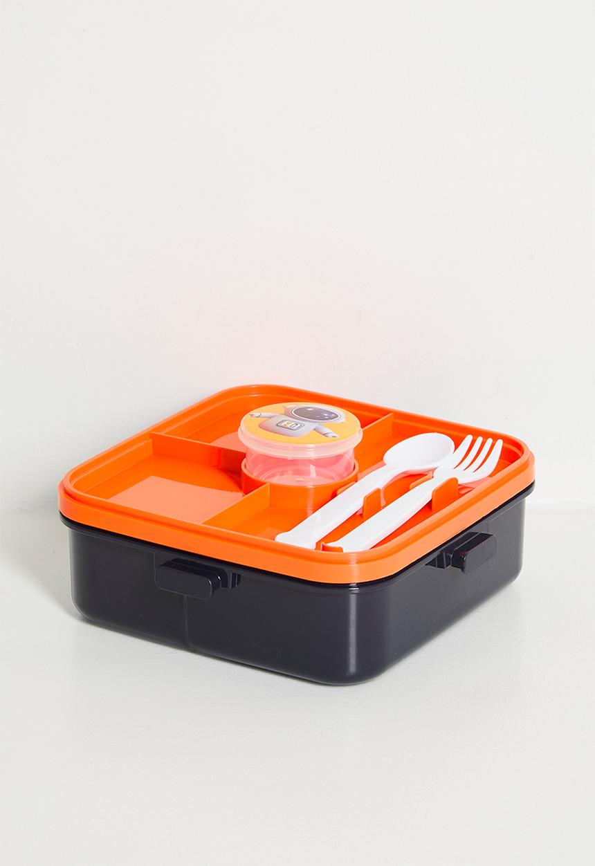 Pop Candy - Spaceship graphic lunch box - navy