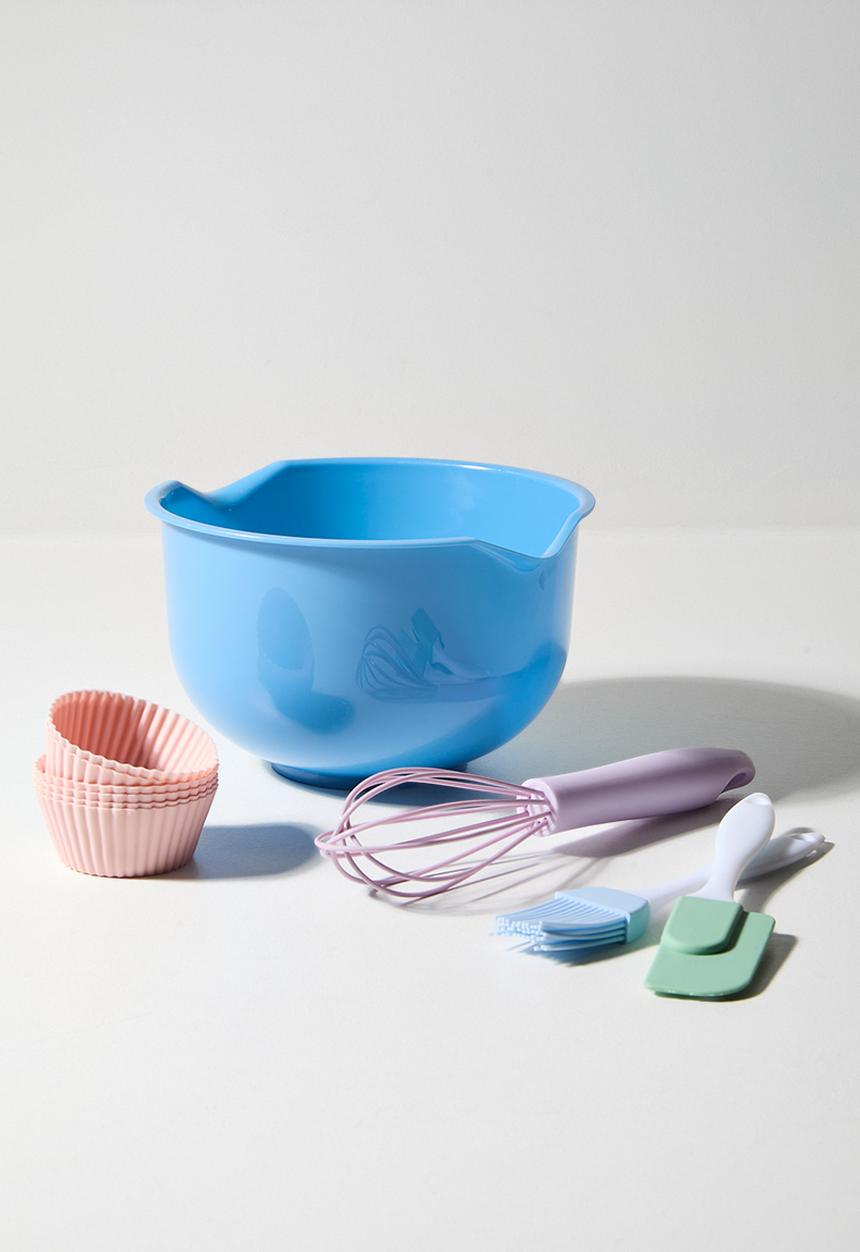 Excellent Houseware - Silicone baking set of 10 - multi