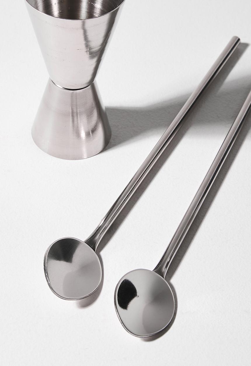 Excellent Houseware - Bar tools set of 5 - Silver