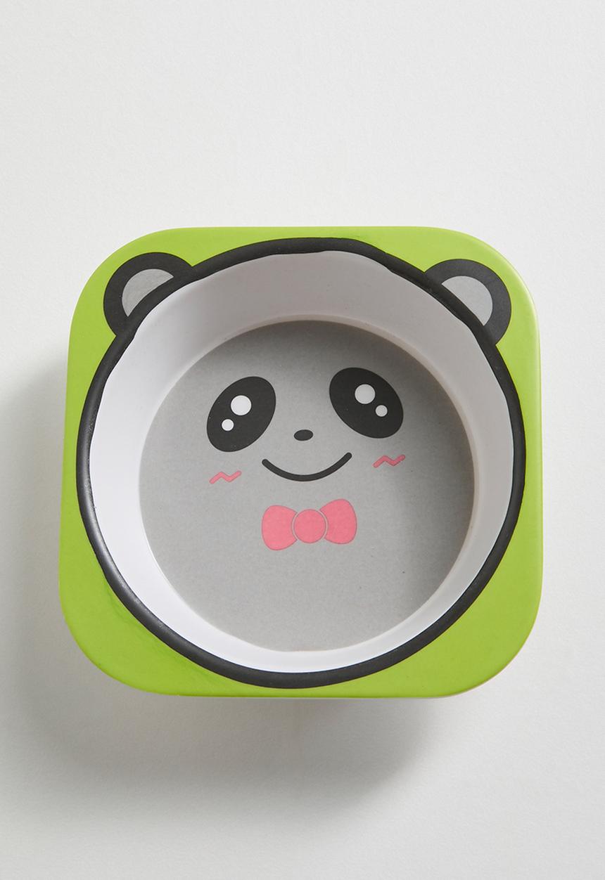 Pop Candy - 5 Piece panda themed dinnerware set - multi